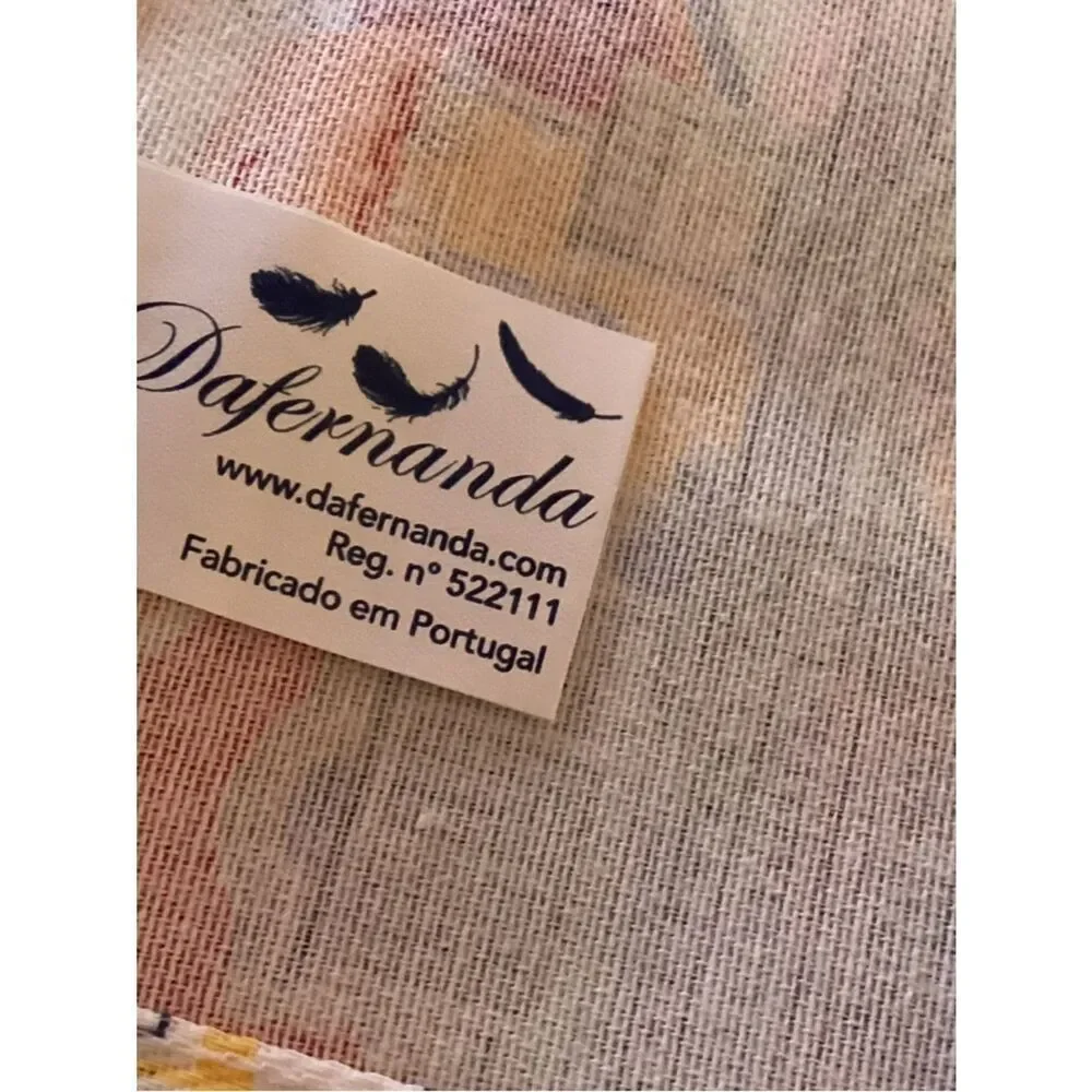 NWT. Portugal Towns 100% Cotton Fabric/Tablecloth